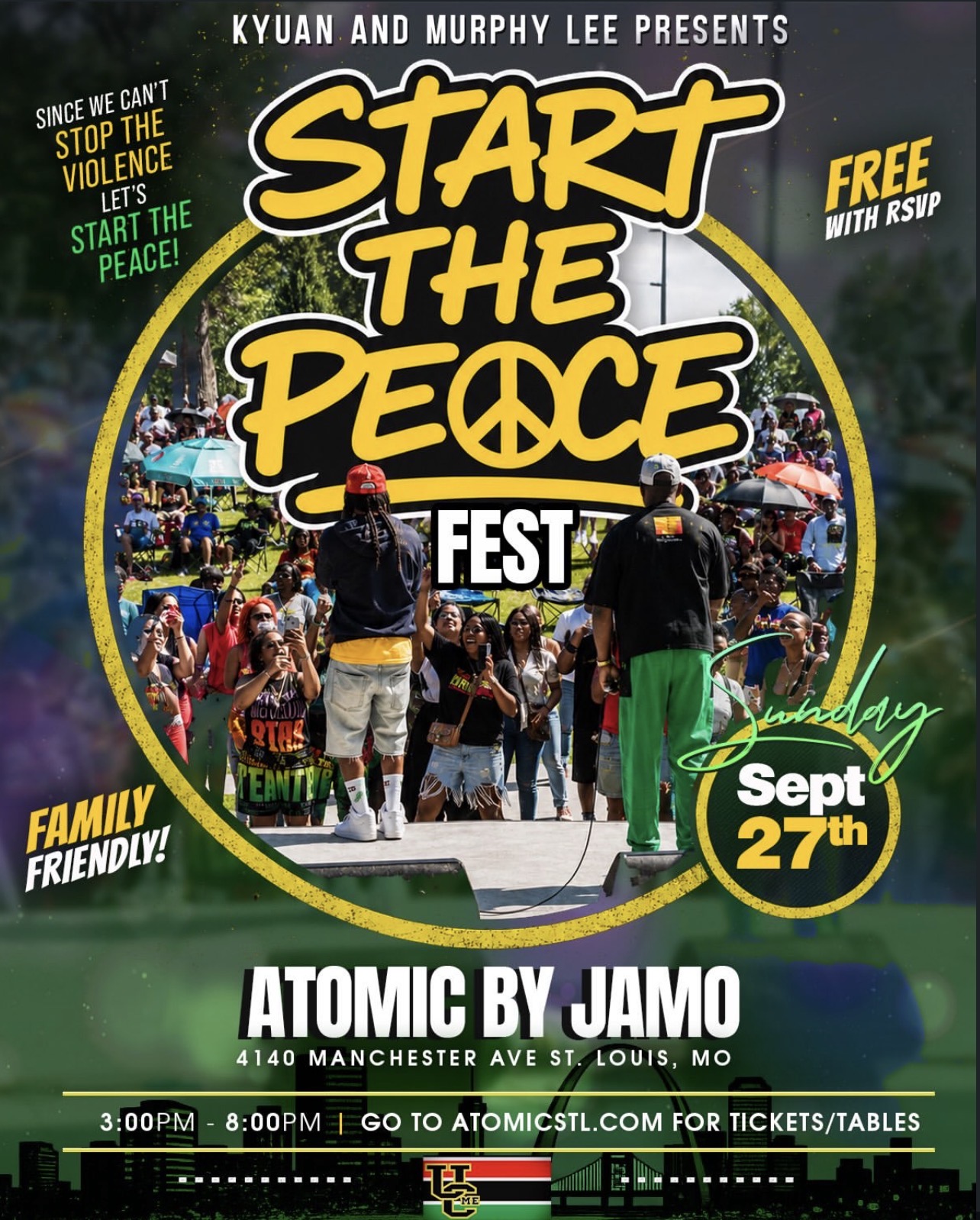 KyJuan AND Murphy Lee Show Me Peace Festival With BGG FREE COMMUNITY EVENT